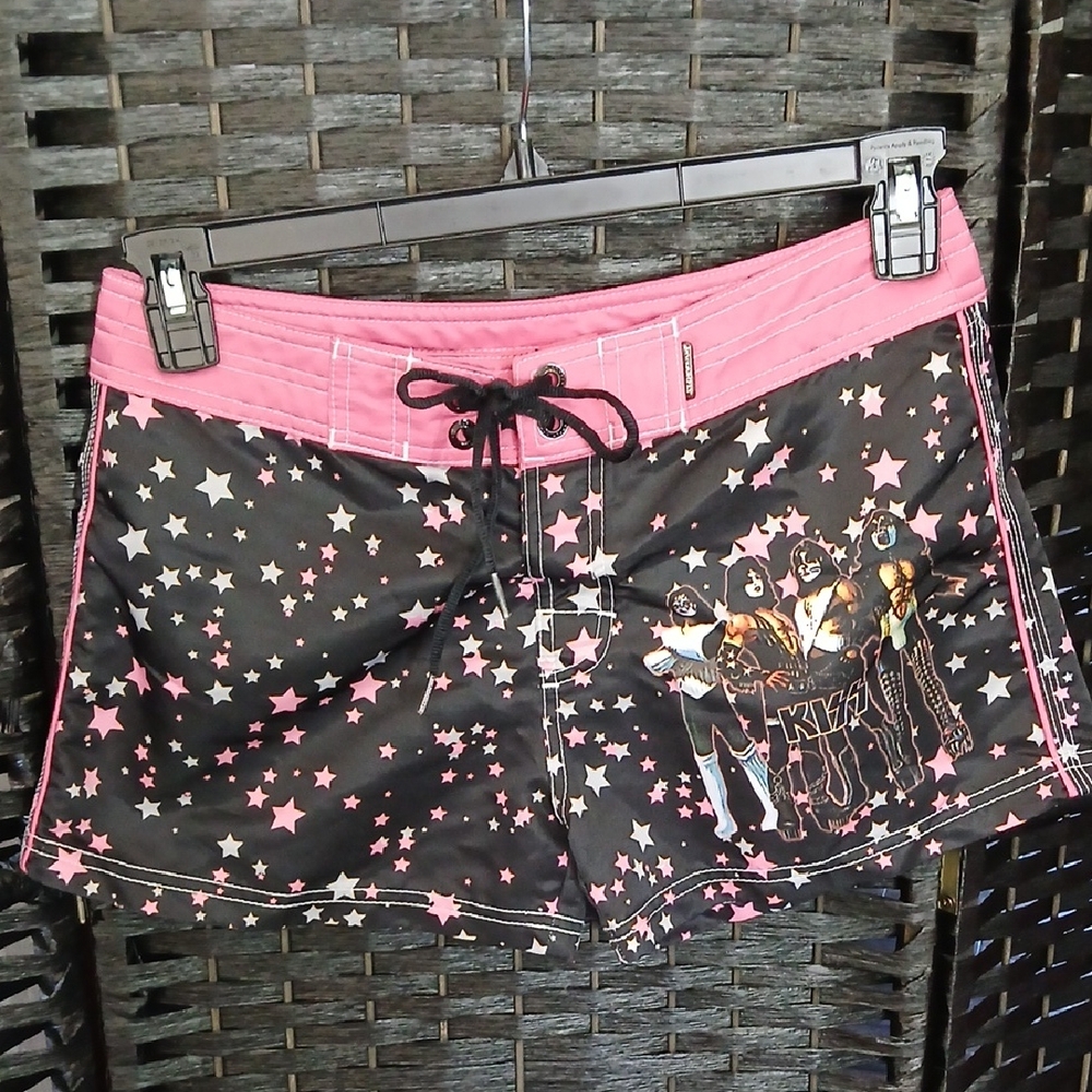 Dragonfly KISS Board Shorts Womens Junior SZ 7